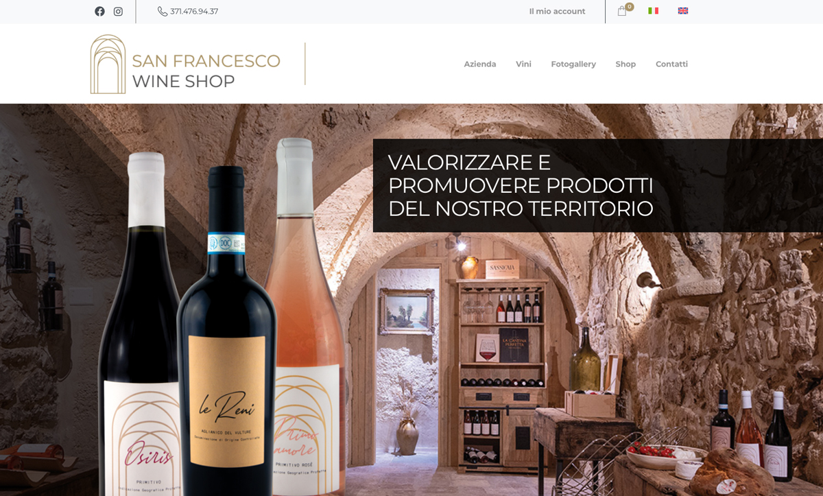 San Francesco Wine Shop